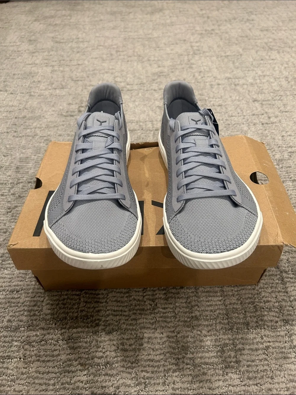 Flux Adapt Knit Trainer in Light Gray 7.5